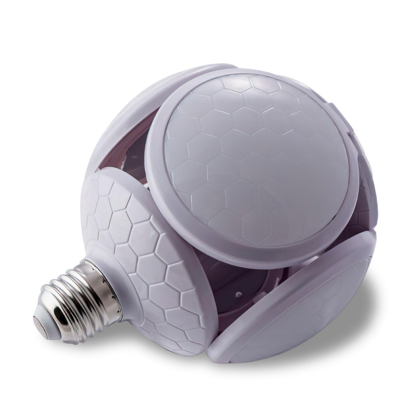 Лампочка со встроенной колонкой LED Football UFO Lamp EL-2357 40 Вт, E27 фото - 7
