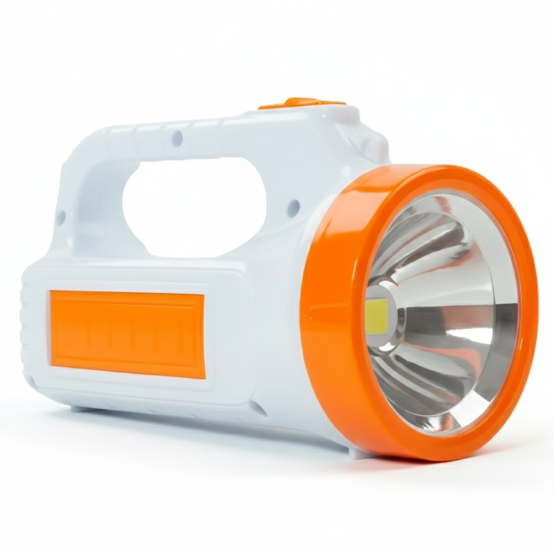 Ліхтарик акумуляторний TORCH SG-1983, 800 лм, 2 режими, COB + SMD LED, 1200 мА&middot;год, 220V, бічна лампа, індикатор заряду Білий із б фото - 6