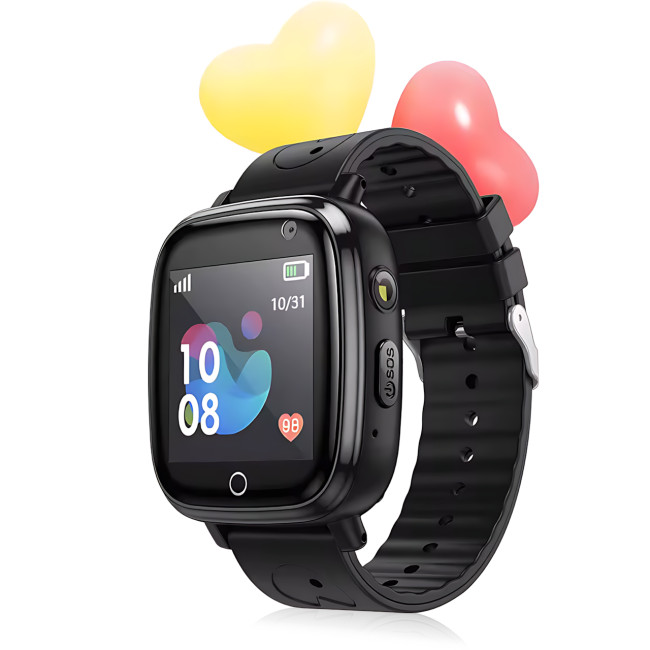 Детские смарт-часы HOCO Y100, GPS-трекер, SIM-звонки с часов, IPS 1.44&Prime;, сенсорный экран, 00 мАч, iOS / Android