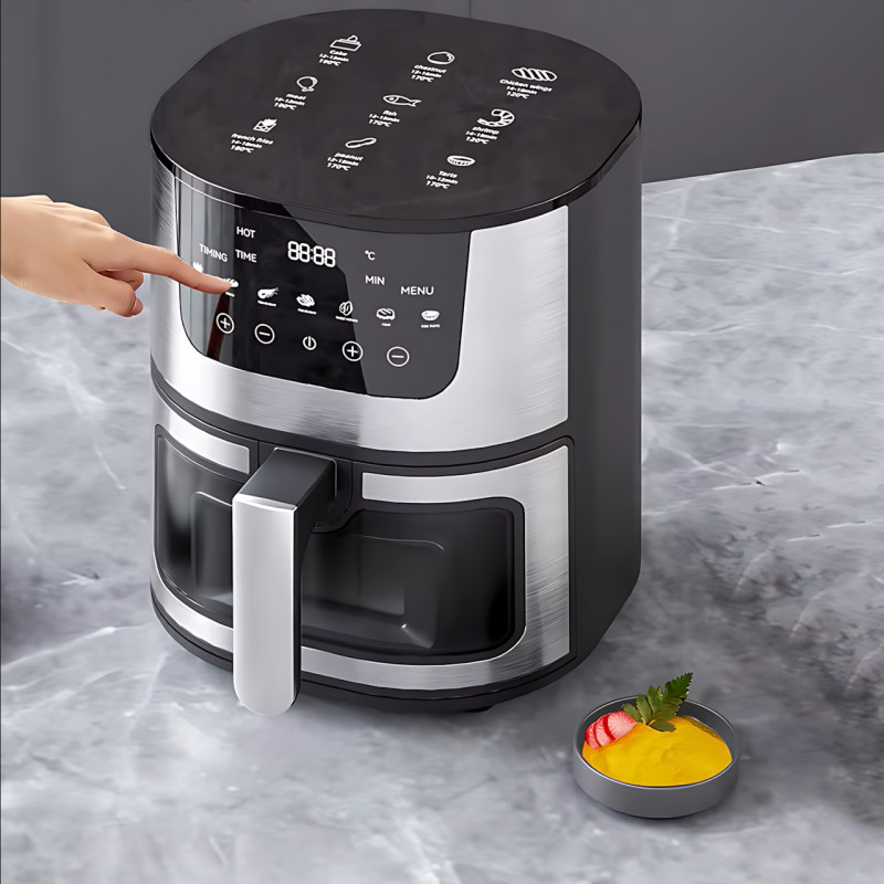 Аерофритюрниця DOMOTEC MS-3221, Air fryer 7 л, 3500 Вт, 80-200 °C, 7 програм, таймер до 12 годин фото - 5
