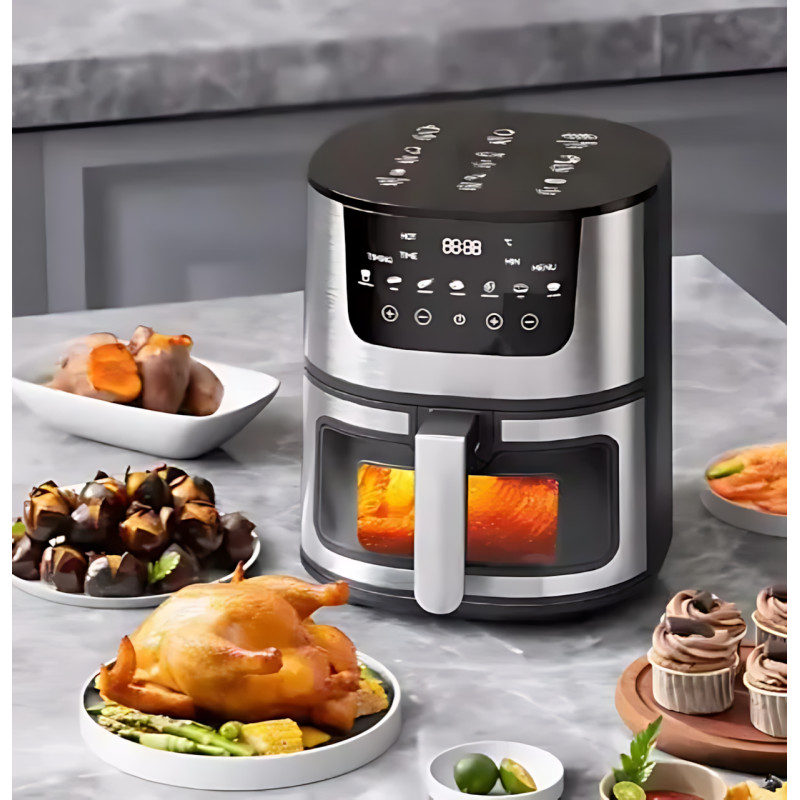 Аерофритюрниця DOMOTEC MS-3221, Air fryer 7 л, 3500 Вт, 80-200 °C, 7 програм, таймер до 12 годин фото - 6