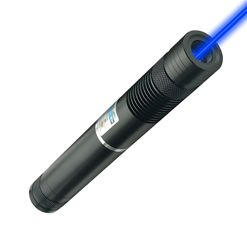 Супермощная лазерная указка YXB 008 – 12000mW Pro (450nm), синим лучом + 5 насадок, дальность до 50 км фото - 5