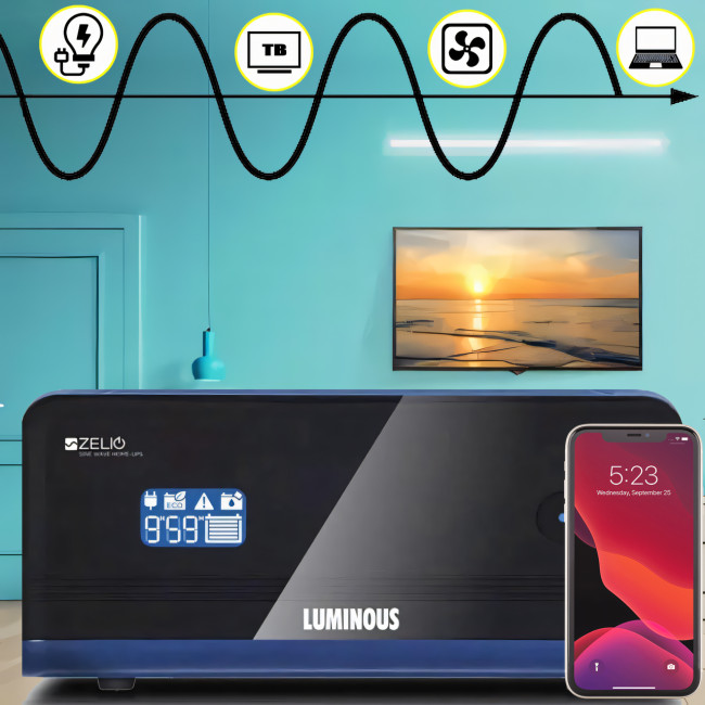 Гібридний інвертор LUMIN0US ZELIO-900W 12/220 В UPS перетворювач напруги ЧиСТИЙ СИНУС, безперебійник