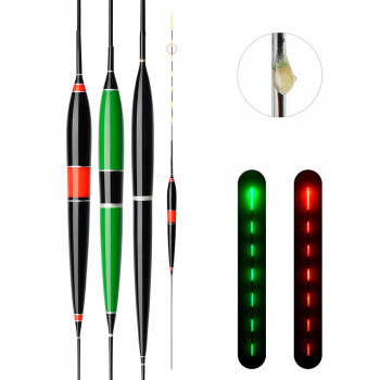 Умный LED поплавок для ночной рыбалки c индикатором поклёвки