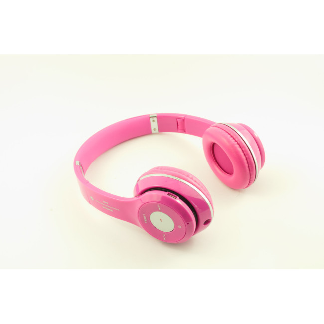 Навушники безпровідні bluetooth S460 рожеві