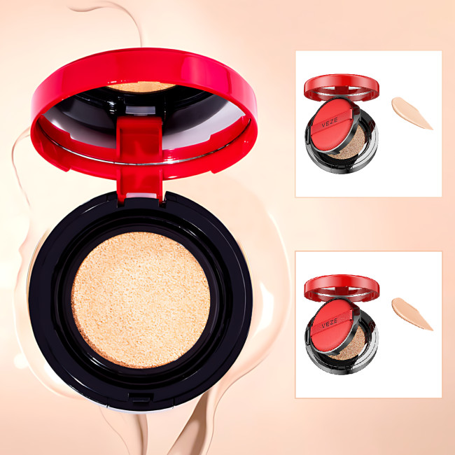Кушон Veze Beautiful ВВ Cream, тональный bb - крем кушон для лица 15 мл, защита от солнца SPF50, бежевый