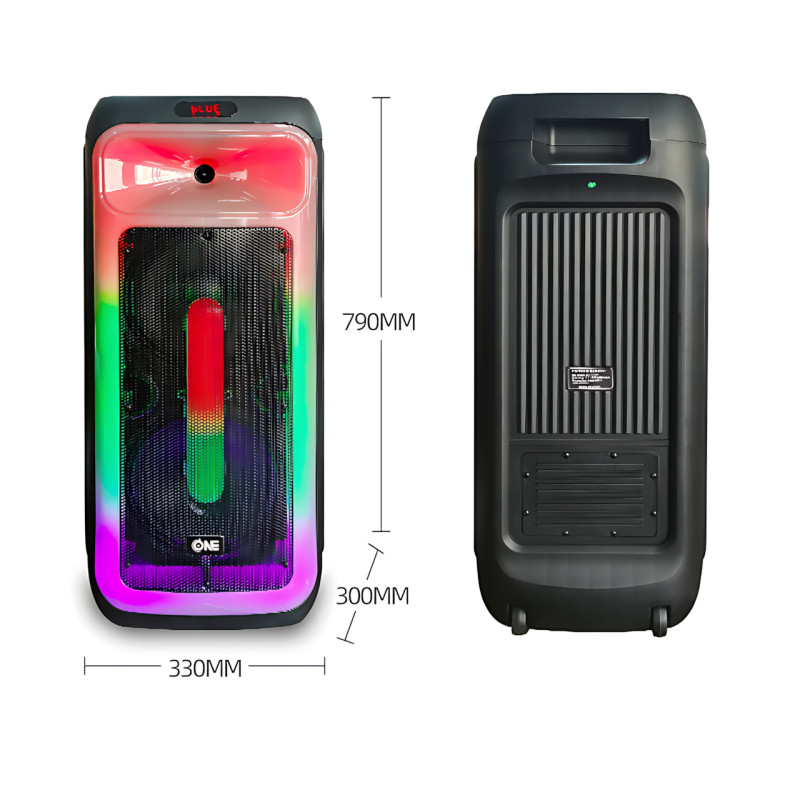 Портативная Bluetooth колонка TTD-1001 с LED подсветкой, микрофоном и TWS, 60 Вт фото - 7