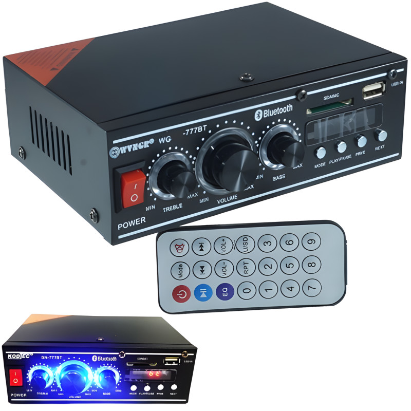 Стерео усилитель SN-777BT Bluetooth фото - 2