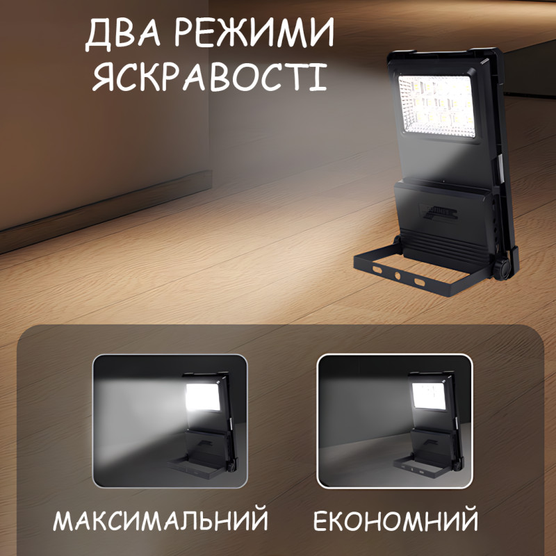 Портативная солнечная зарядная станция GDLITE / GDTimes GD-07A 30W, Power Bank 3000 мАч, солнечная панель 6V 3.8W, LED фонарь + 2 фото - 6