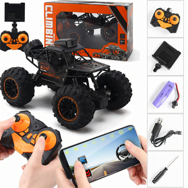 Машинка ZIPP Toys CAM на радиоуправлении, улучшенная багги с камерой 1 MP, черный