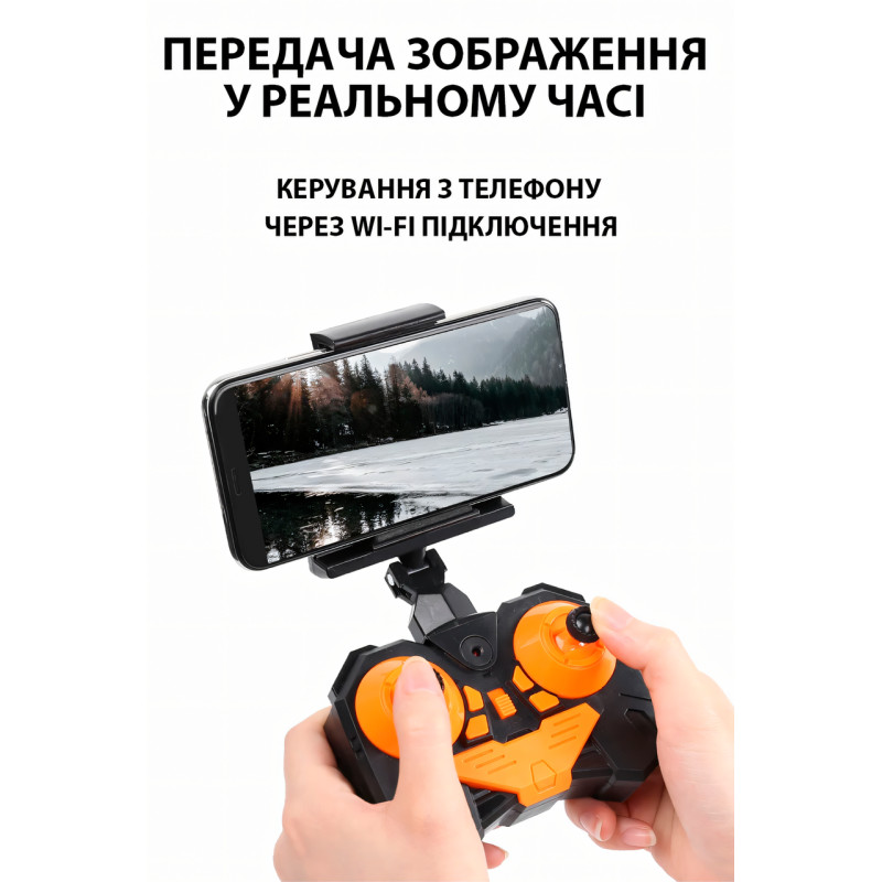 Машинка ZIPP Toys CAM на радиоуправлении, улучшенная багги с камерой 1 MP, черный фото - 7
