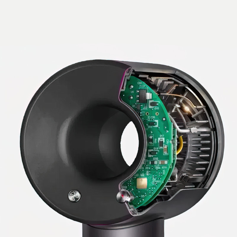 Фен для волосся Super Hair Dryer, 1600 Вт, із захистом від перегрівання, іонізацією повітря й магнітними насадками фото - 5