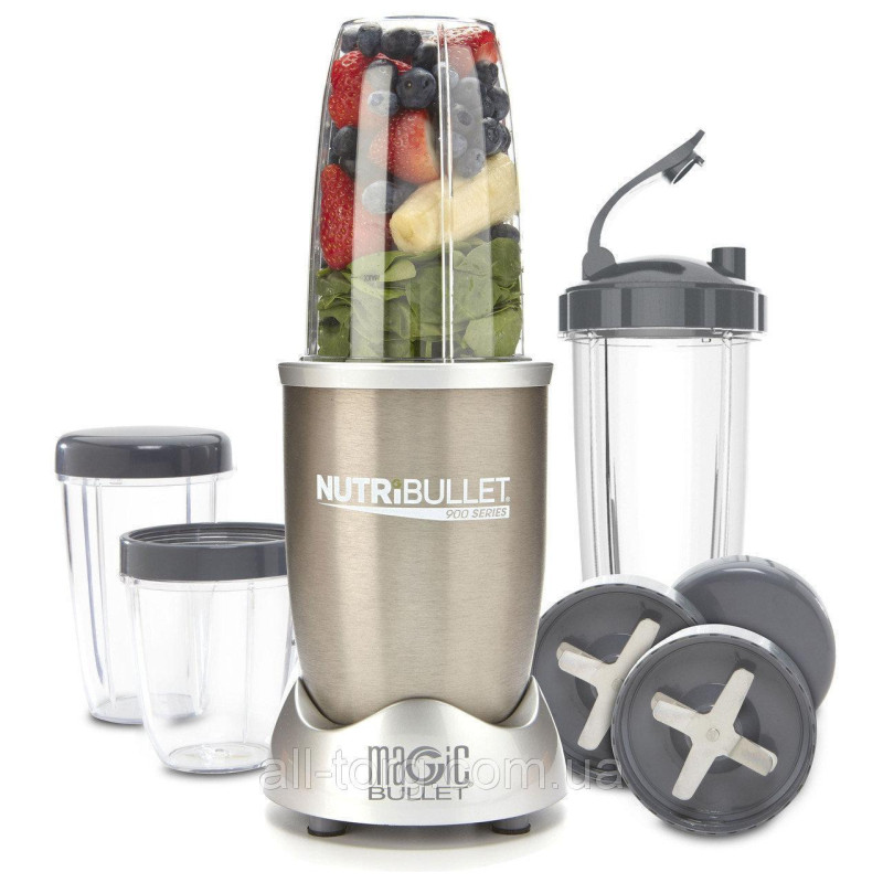 Кухонный процессор NutriBullet НутриБуллит, 600 Вт, набор из 10 предметов, разные цвета фото - 3