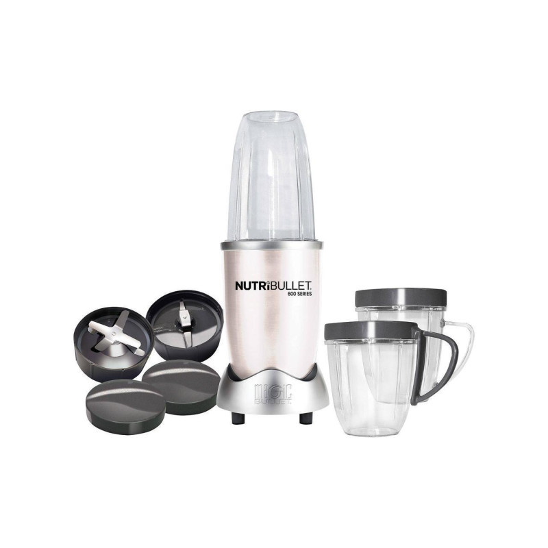 Кухонный процессор NutriBullet НутриБуллит, 600 Вт, набор из 10 предметов, разные цвета фото - 2