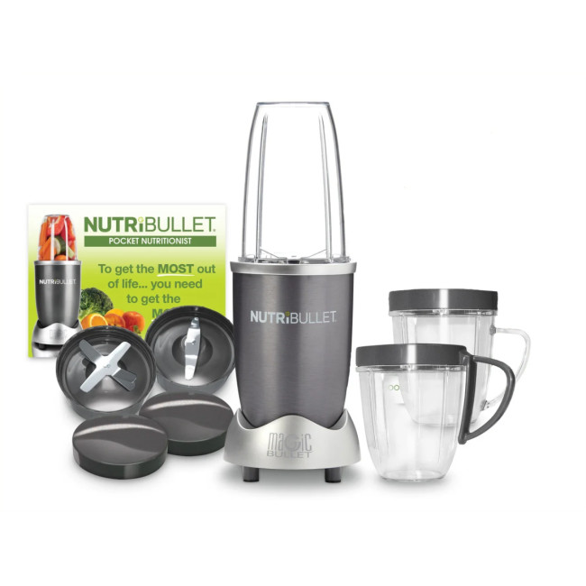 Кухонный процессор NutriBullet НутриБуллит, 600 Вт, набор из 10 предметов, разные цвета