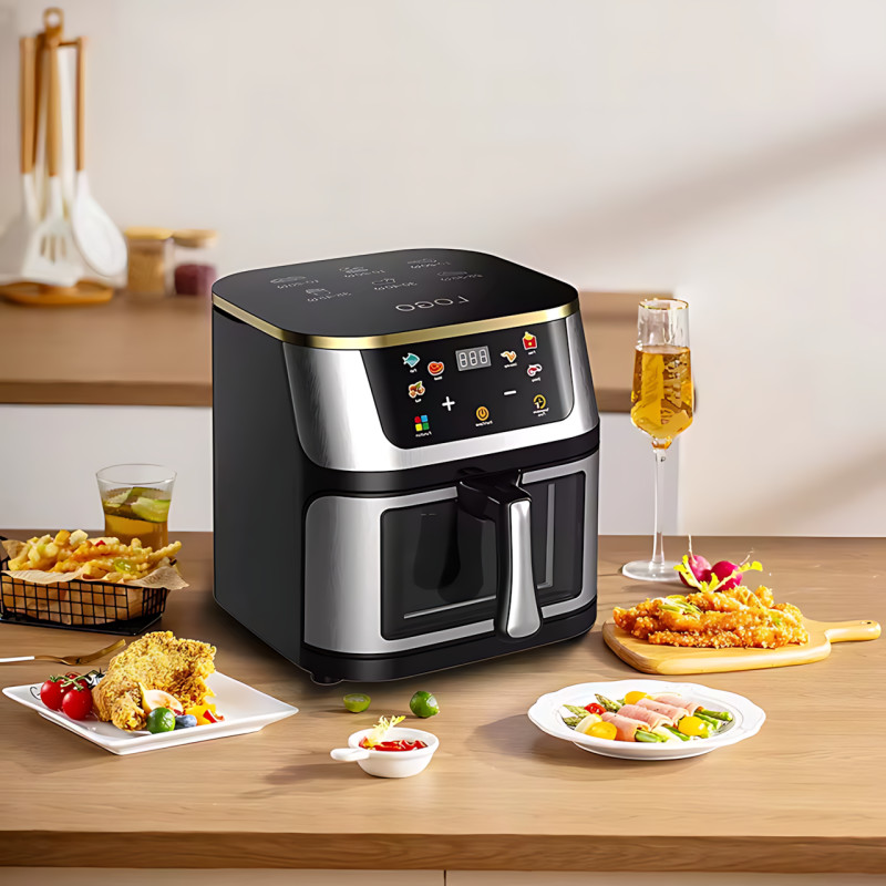 Аэрофритюрница Top Kitchen TK 00247, 4200 Вт, 10 л, мультигриль без масла, 6 программ, сенсорное управление фото - 10