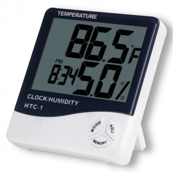 Цифровий термометр-гігрометр HTC-1,