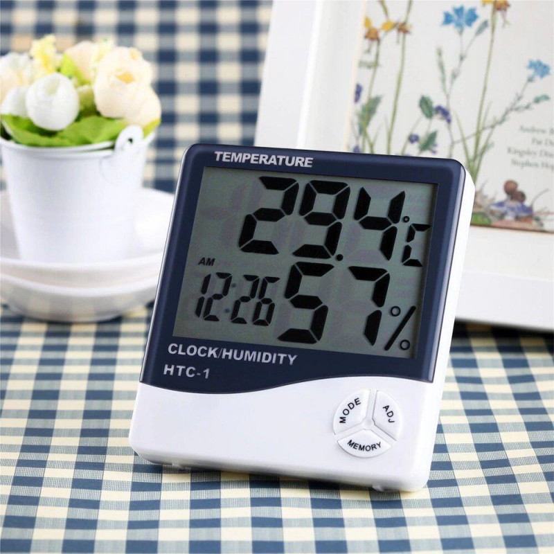 Цифровой термометр-гигрометр HTC-1, фото - 2