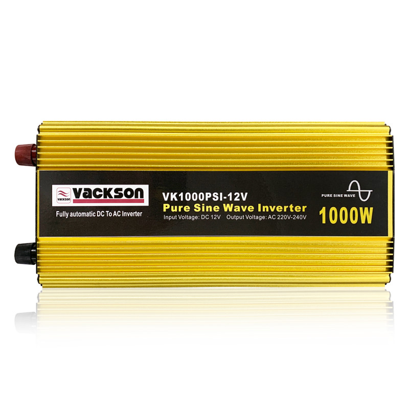 Преобразователь напряжения VACKSON VK1000PSI-12V чистая синусоида, 12-220 В, 1000 Вт фото - 2