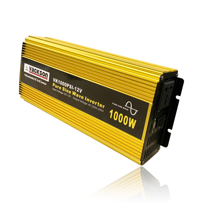 Преобразователь напряжения VACKSON VK1000PSI-12V чистая синусоида, 12-220 В, 1000 Вт фото - 3