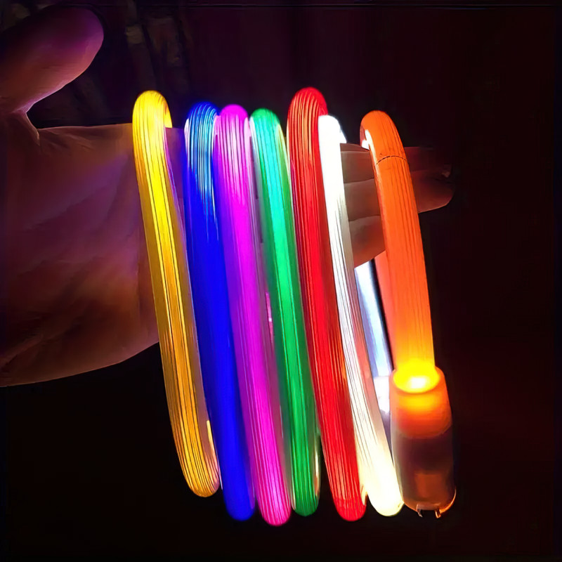 Нашийник для собак O004, світний, LED, з USB заряджанням, від 35 до 70 см, силіконовий, 3 режими 50 фото - 5