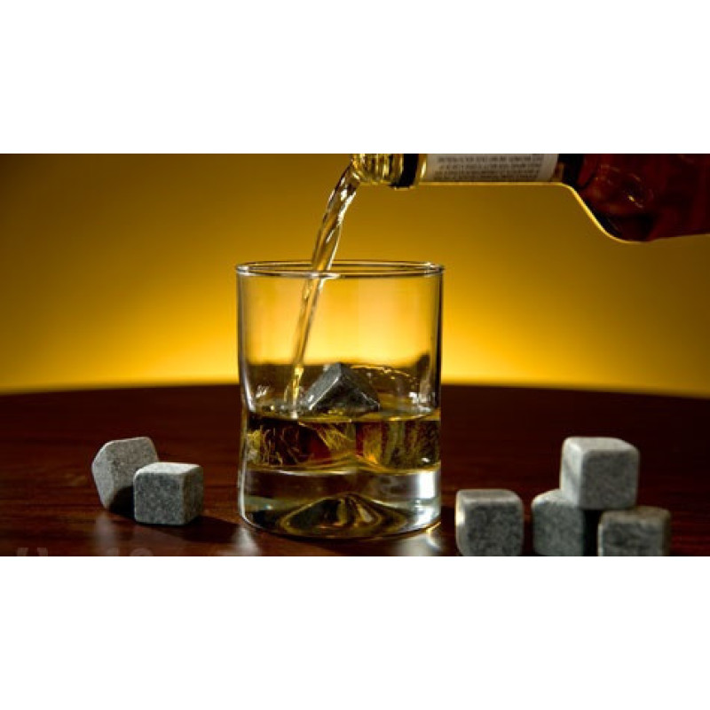 Набор из 9 камней для охлаждения напитков Whiskey Stones с чехлом фото - 3