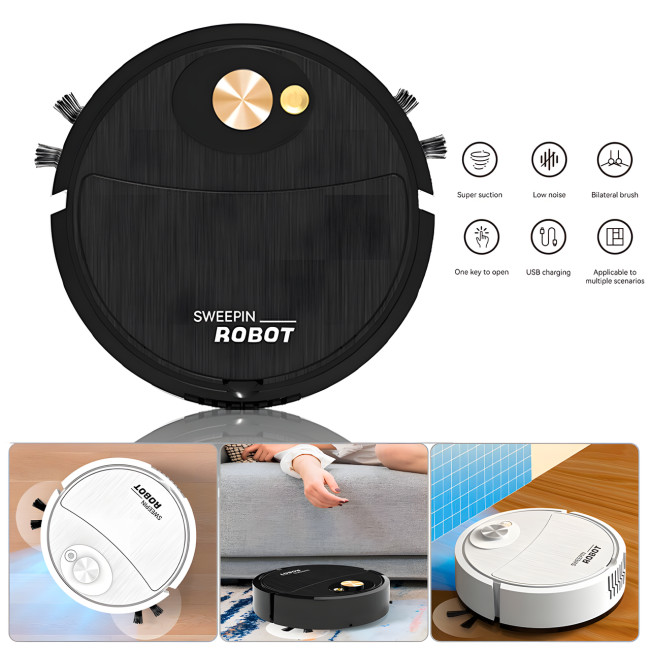 Робот Пылесос 3 в 1 умный робот-уборщик для дома Vacuum 8088 cleaner LY-541