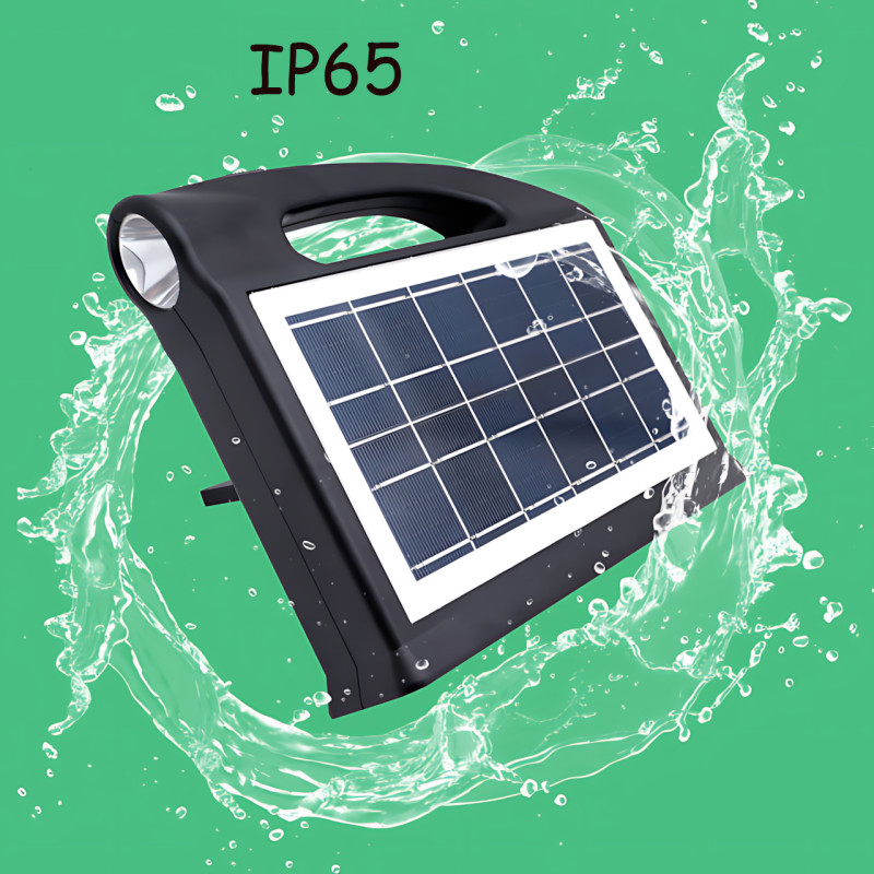 Портативна сонячна станція 30W CCLAMP CL-13 з акумулятором 4500 мА&middot;год, LED-ліхтаро-прожектором, Power Bank, сонячною панеллю 2W фото - 5