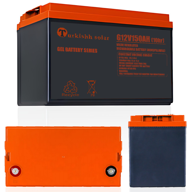 Акумулятор гелевий 6-GEL-150, Solar Gel Battery для сонячної панелі (12V150AH/10HR) фото - 2