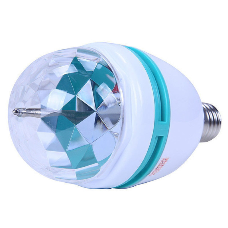 Диско лампа LASER Rotating lamp,що обертається світлодіодна диско лампа, диско куля для вечірок фото - 5