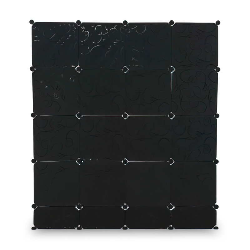 Пластиковый складной шкаф Storage Cube Cabinet MP-416-102A, 16 секций фото - 5